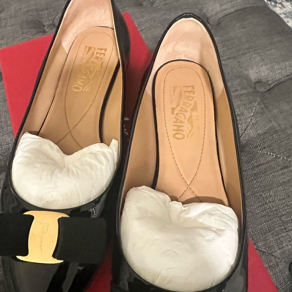 Salvatore Ferragamo Suede Flats - Picture 2 of 5
